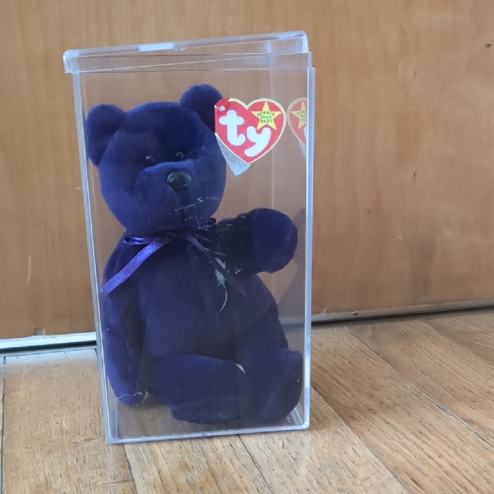 Princess Diana Ty Deep Purple Bear Plush Toy